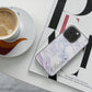 Custom Name Personalized Marble Print Case - Protective Phone Case for iPhone, Samsung Galaxy and Google Pixel