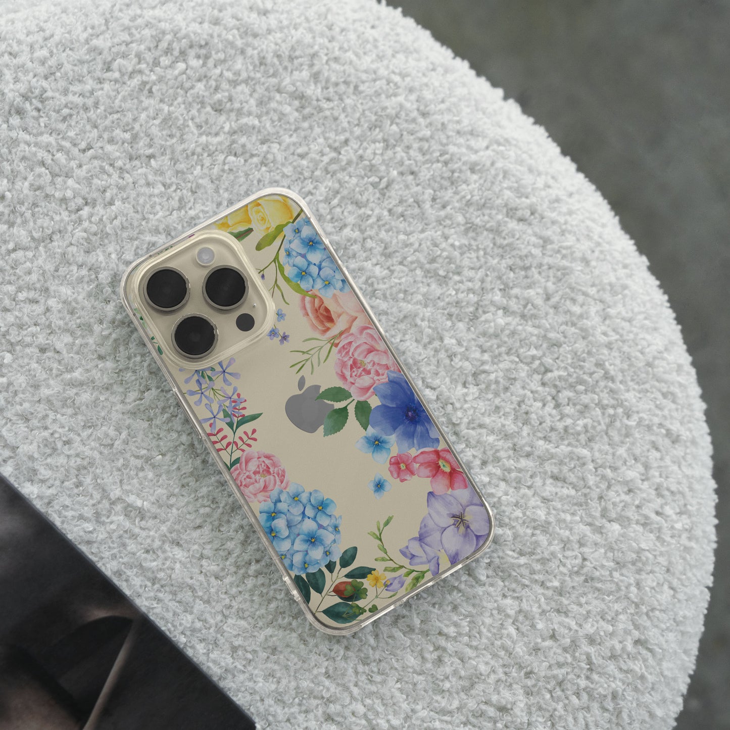 Flowers Blossom - Clear Protective Mobile Phone Case for iPhone, Samsung Galaxy and Google Pixel