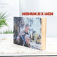 Custom Photo on Wood, Personalised Landscape / Portrait Wooden Block