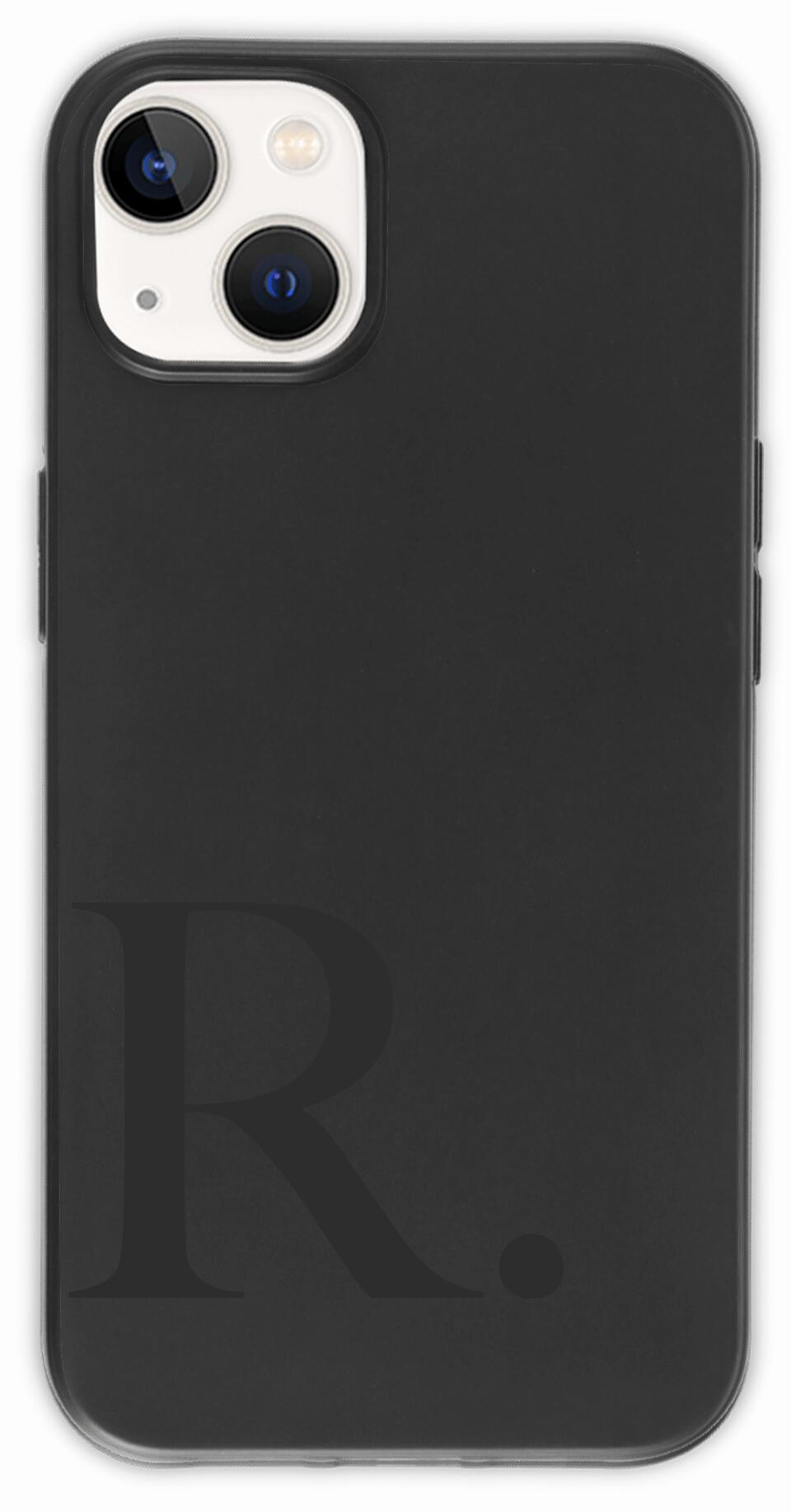 Custom Subtle Name & Text Silicone Phone Case for iPhone, Samsung Galaxy and Google Pixel