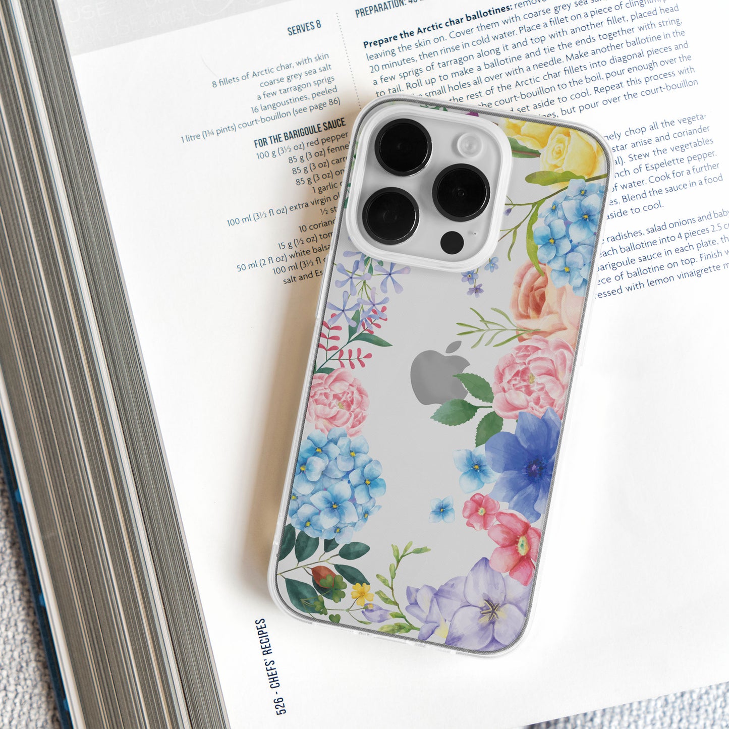 Flowers Blossom - Clear Protective Mobile Phone Case for iPhone, Samsung Galaxy and Google Pixel