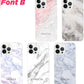 Custom Name Personalized Marble Print Case - Protective Phone Case for iPhone, Samsung Galaxy and Google Pixel